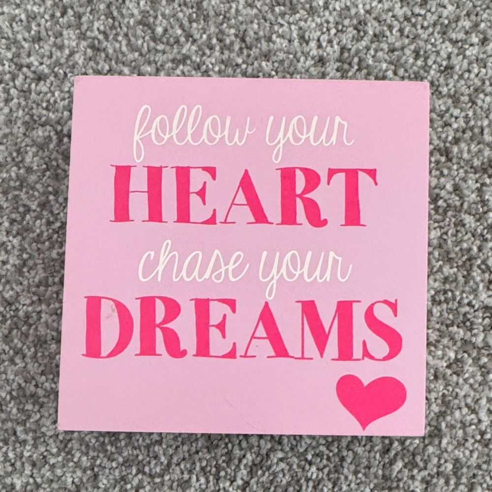 Pink Inspirational Wall Art